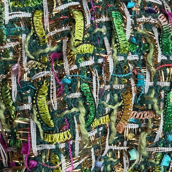 Tanya Tweed Strapless Dress - Green - Picture 3 of 3